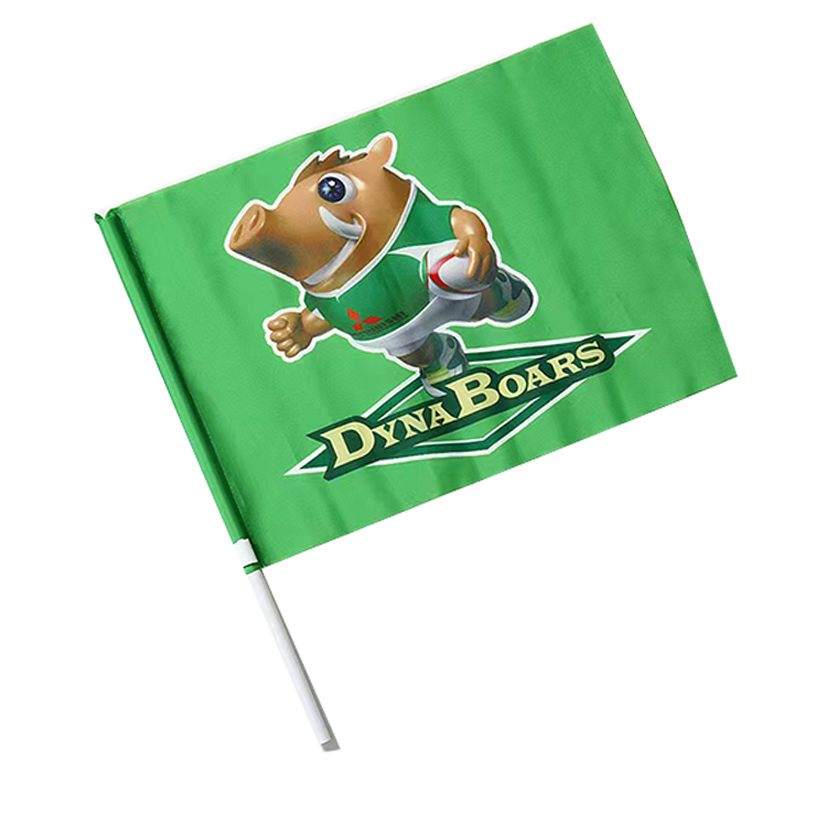 Wholesale custom car flag any pattern of custom flagpole with clips Car Flag with Pole